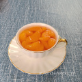 4 أوقية كأس بلاستيكية ماندرين البرتقال في شراب الضوء